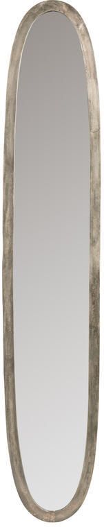 J-Line spiegel Antiek Ovaal aluminium|glas grijs large 179.5