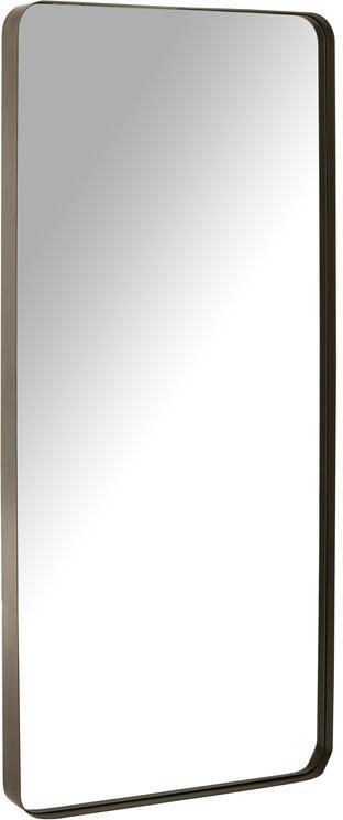 J-Line spiegel Markus metaal|glas zwart large 180 x 80 cm