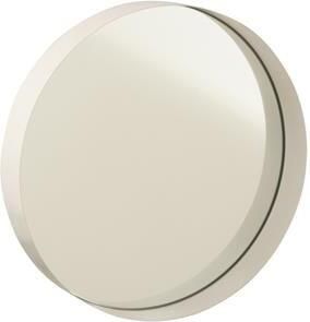 J-Line spiegel Rond Boord metaal wit small Ø 30 cm