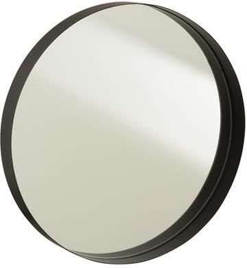 J-Line spiegel Rond Boord metaal zwart medium Ø 40 cm