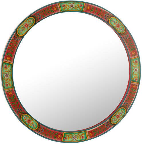 J-Line Spiegel Rond Kader Mumbai Mdf Mix