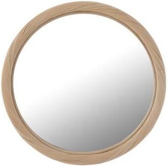 J-Line spiegel Rond rotan|glas naturel small Ø 50 cm