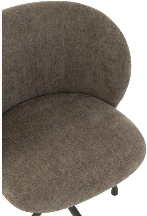 J-Line Stoel Turn Up Down Textiel Donker Grijs - Foto 4