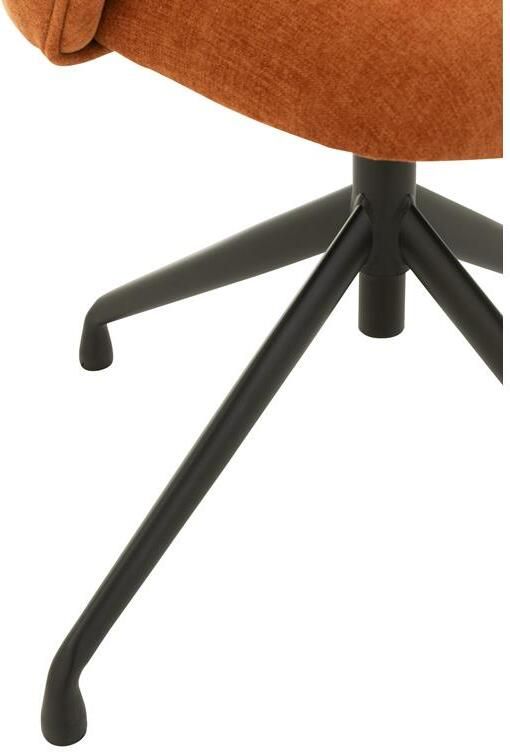 J-Line Stoel Turn Up Down Textiel Roestig - Foto 2