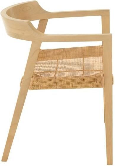 J-Line stoel Vierkant Open Sungkai hout naturel - Foto 2