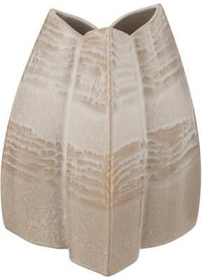 J-Line Vaas Abstract Tripod Klei Beige Small