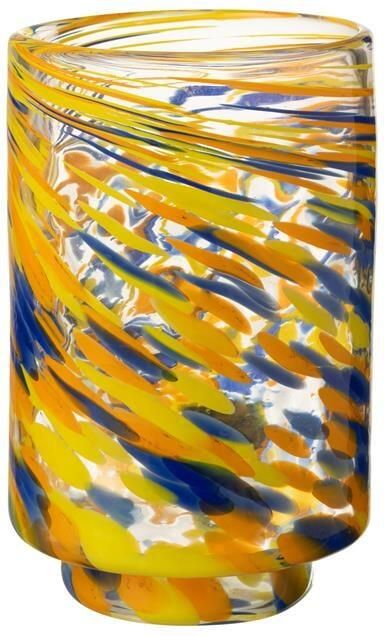 J-Line vaas Arun glas mix large Ø 15 cm