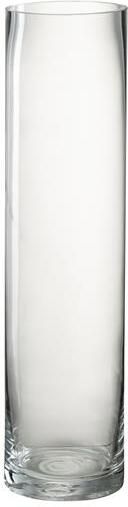 J-Line vaas Cylinder glas transparant medium 40 cm hoog