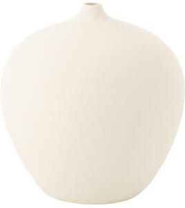 J-Line vaas Fles Cassia keramiek wit Ø 35 cm