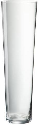 J-Line Vaas Lang Glas Transparant
