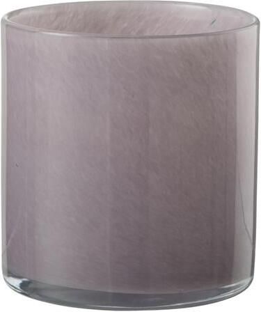 J-Line windlicht Jade glas lichtpaars medium