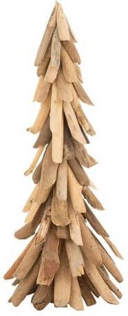 J-Line Kaarshouder hout wit large