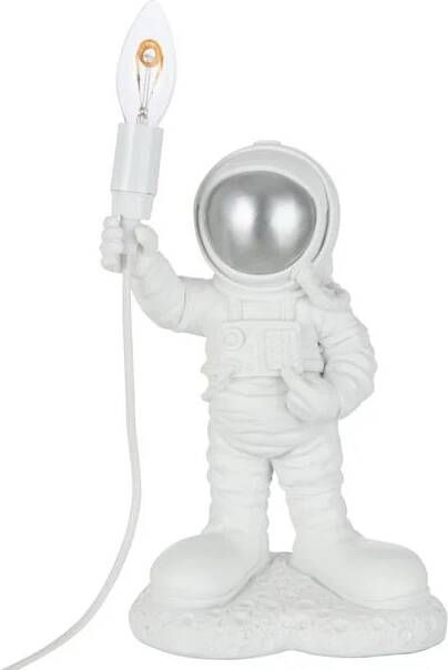 J-Line Lamp Astronaut Voet Poly Wit