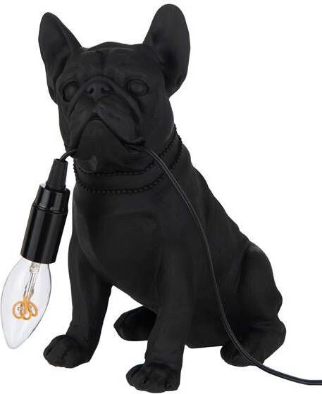 J-Line tafellamp Bulldog polyresin zwart - Foto 1