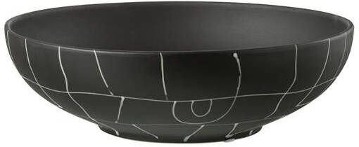 J-Line schaal Japan keramiek zwart