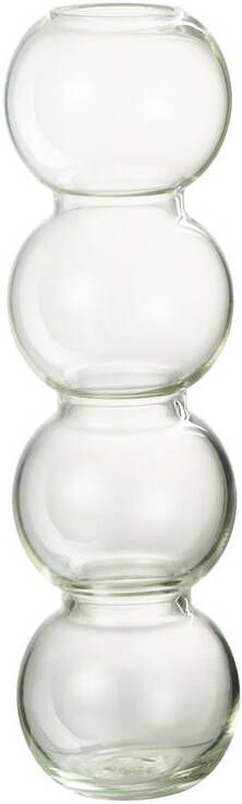 J-Line vaas Bollen glas transparant large
