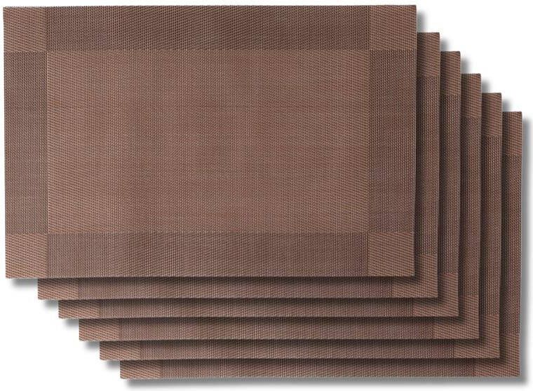 Jay Hill Placemats Bruin 45 x 31 cm 6 Stuks