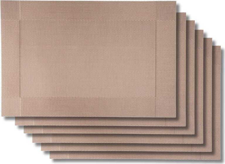 Jay Hill Placemats Copper 45 x 31 cm 6 Stuks