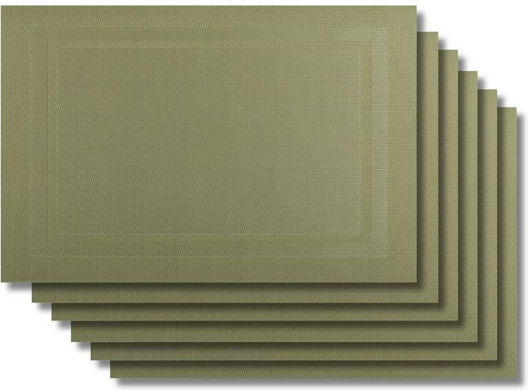 Jay Hill Placemats Groen 45 x 31 cm 6 Stuks