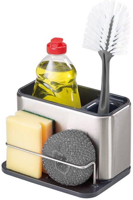 Joseph Surface RVS Gootsteenorganiser Zilver Zwart