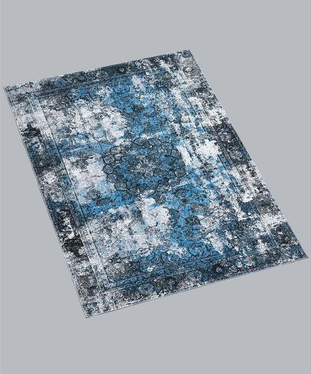 Joy de Vivre Vintage vloerkleed Nostalgia No.1 blauw 160x230 cm