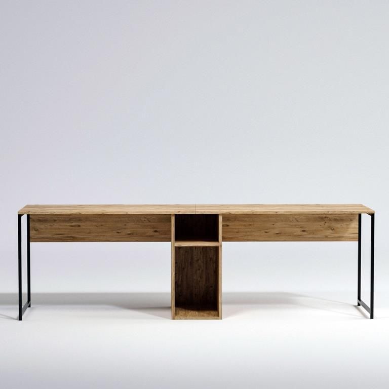 Emob Bureautafel Woody Fashion 240 x 60 x 74 cm Oak-design - Foto 3