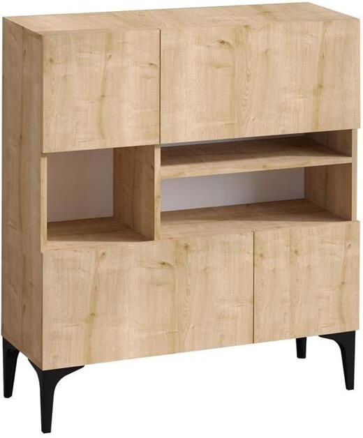 Kalune Design Calicosy Buffetkast KRISTA Eikenlook H125 cm - Foto 2