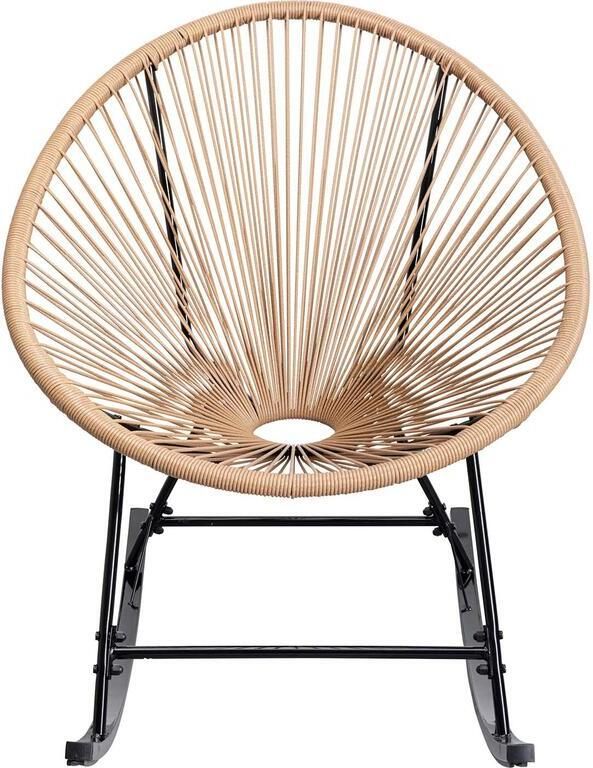 Kare Design Acapulco Schommelstoel natuur