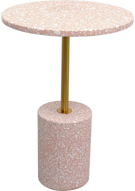 Kare Design Amore Bijzettafel roze Ø40cm