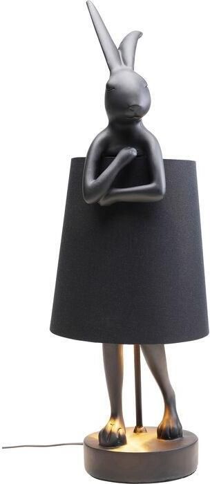 Kare Design Animal Rabbit Tafellamp 68 Cm Mat Zwart