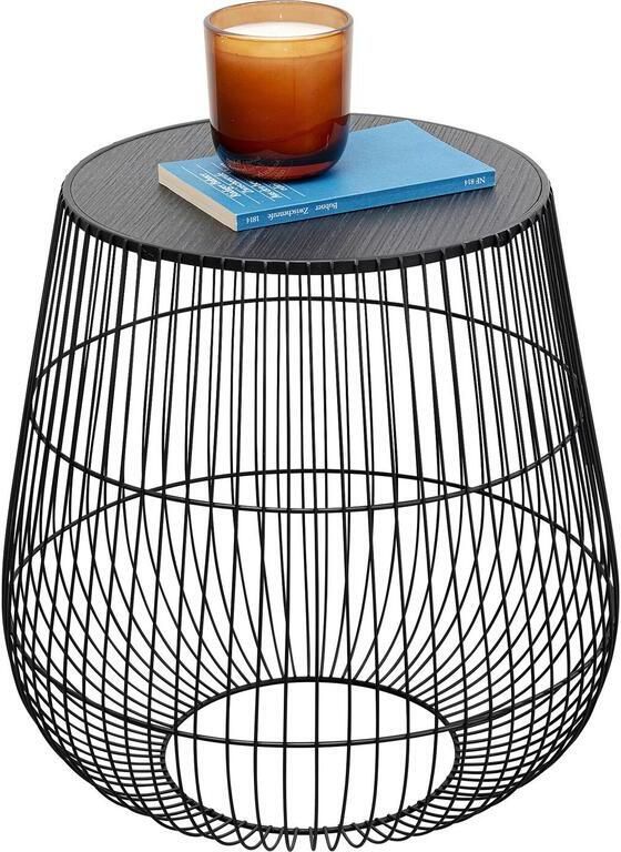 Kare Design Bijzettafel Beam zwart 40cm