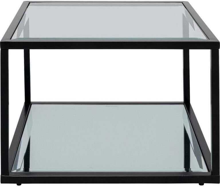 Kare Design Bijzettafel Quadro zwart 50x50cm