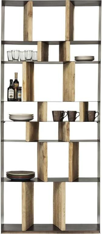 Kare Design Boekenkast Storm 100x234 Zwart Metaal