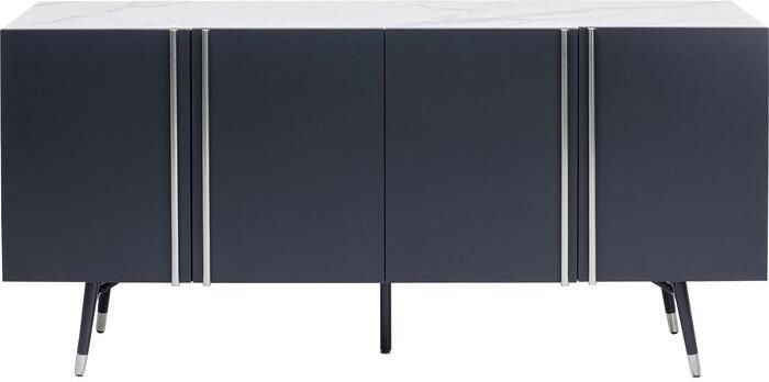 Kare Design Catania 4-Deurs Dressoir Donkergrijs