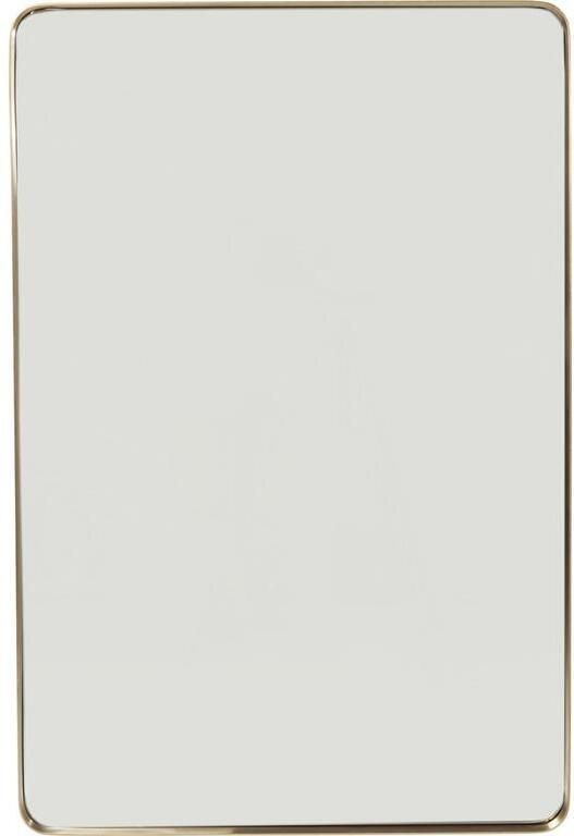 Kare Design Curve Spiegel Rechthoek B80 X H120 Cm Messing