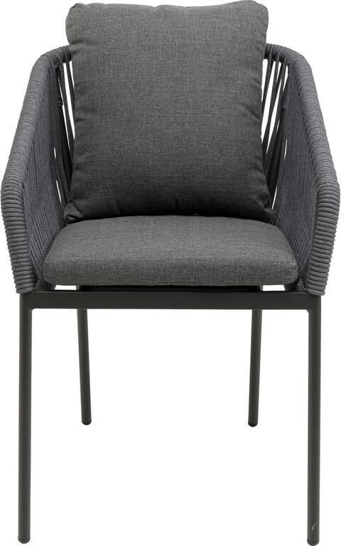 Kare Design Cyprus tuinstoel met armleuningen grijs