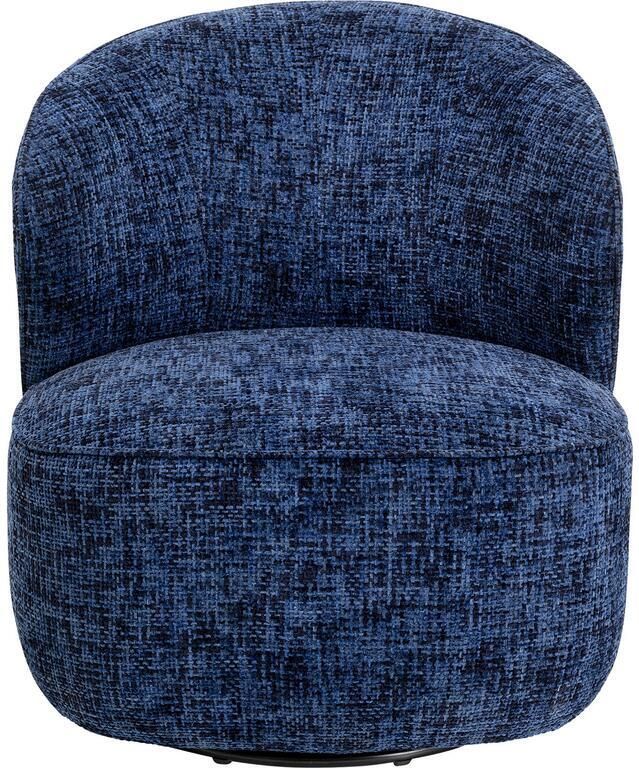 Kare Design Draaifauteuil Ellie donkerblauw