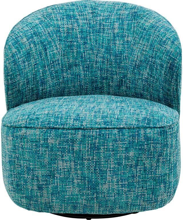 Kare Design Draaifauteuil Ellie lichtblauw