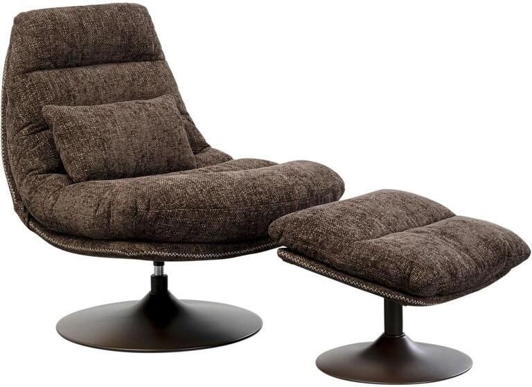 Kare Design Draaifauteuil en Voetsteun Montreal