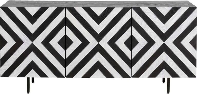 Kare Design Dressoir Arctic zwart en wit