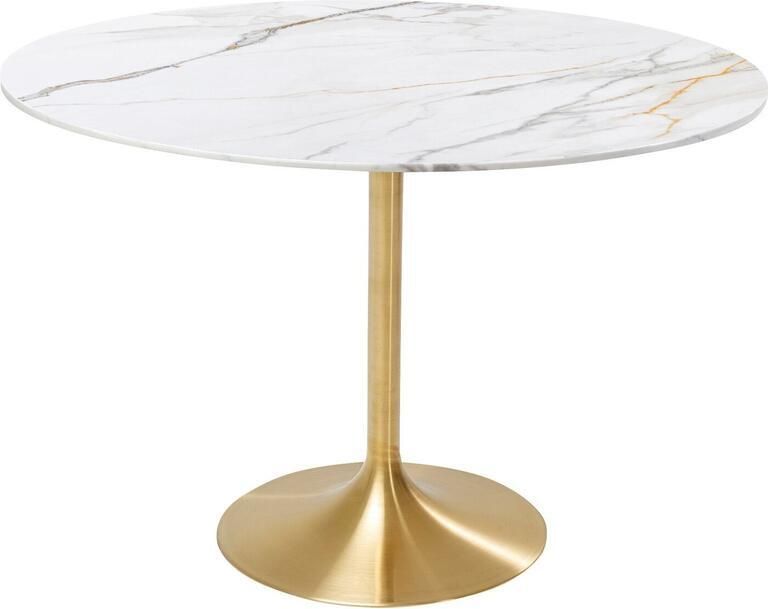 Kare Design Eettafel Invitation Ø120cm keramiek zwart