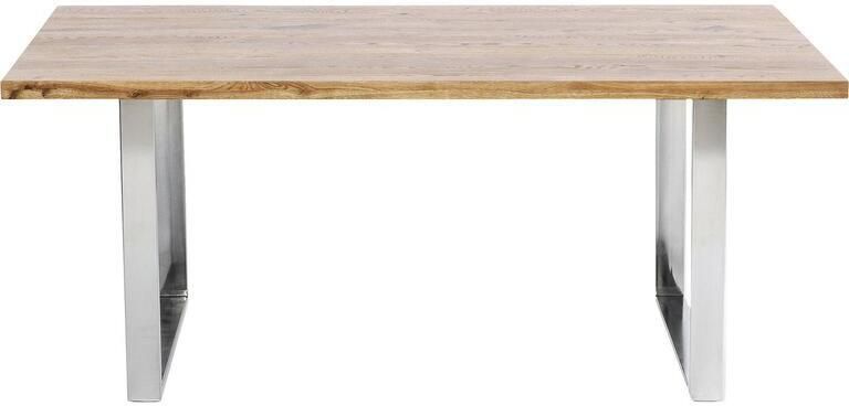Kare Design Eettafel Jackie 160x80cm eik chroom