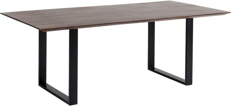 Kare Design Eettafel Symphony 180x90cm walnoot zwart