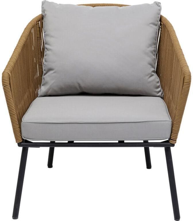 Kare Design Elba Tuinfauteuil bruin