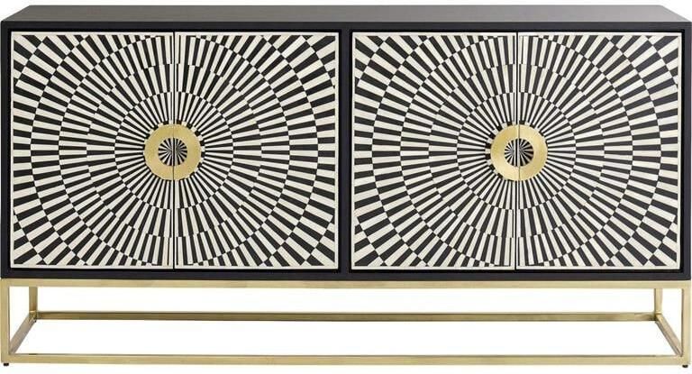 Kare Design Electro Dressoir Zwart Mangohout