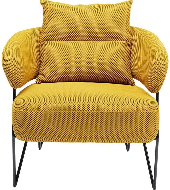 Kare Design Fauteuil Peppo geel