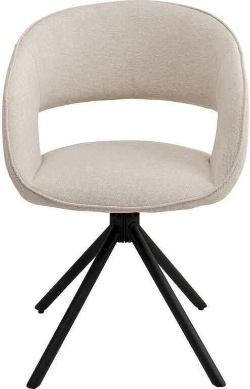 Kare Design Gina draaistoel met armleuningen zwart