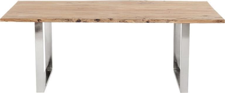 Kare Design Harmony Eettafel acacia chroom 180x90cm