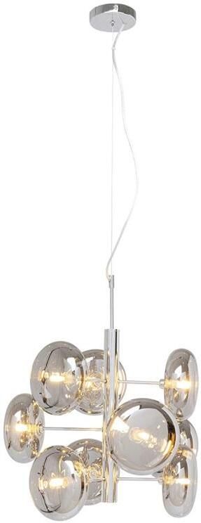 Kare Design Headlight Hanglamp 9-Lichts Chroom