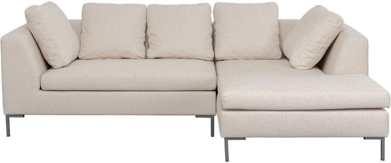 Kare Design Hoekbank Gianna 250cm rechts creme